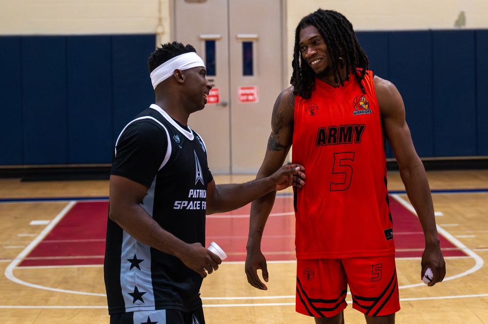 British Army basketball team plays Patrick Space Force Base Sharks