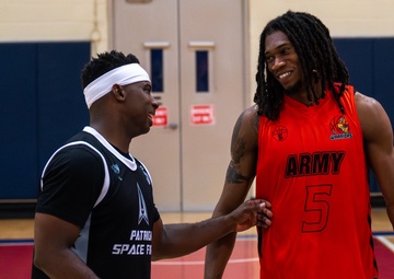 British Army basketball team plays Patrick Space Force Base Sharks