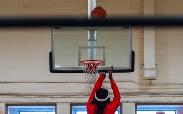 British Army basketball team plays Patrick Space Force Base Sharks