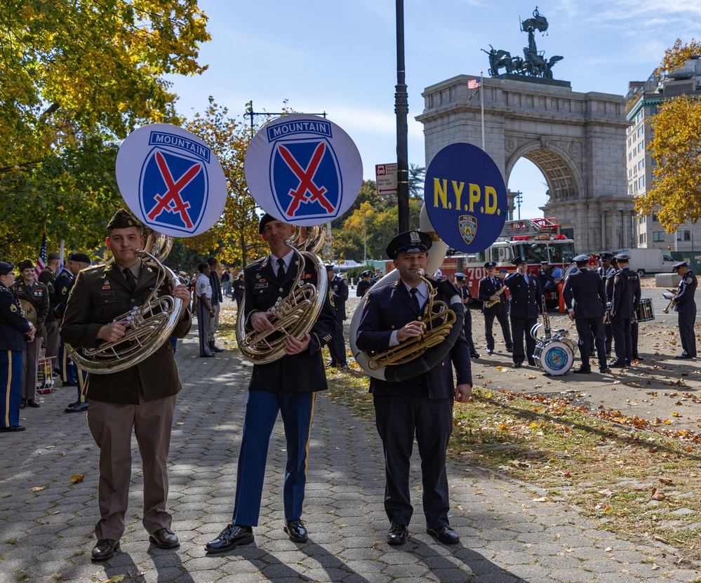 10th Mountain Division Band Performs in the Brooklyn Veteran Appreciation Parade