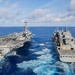 George Washington conducts replenishment-at-sea with USNS Cesar Chavez