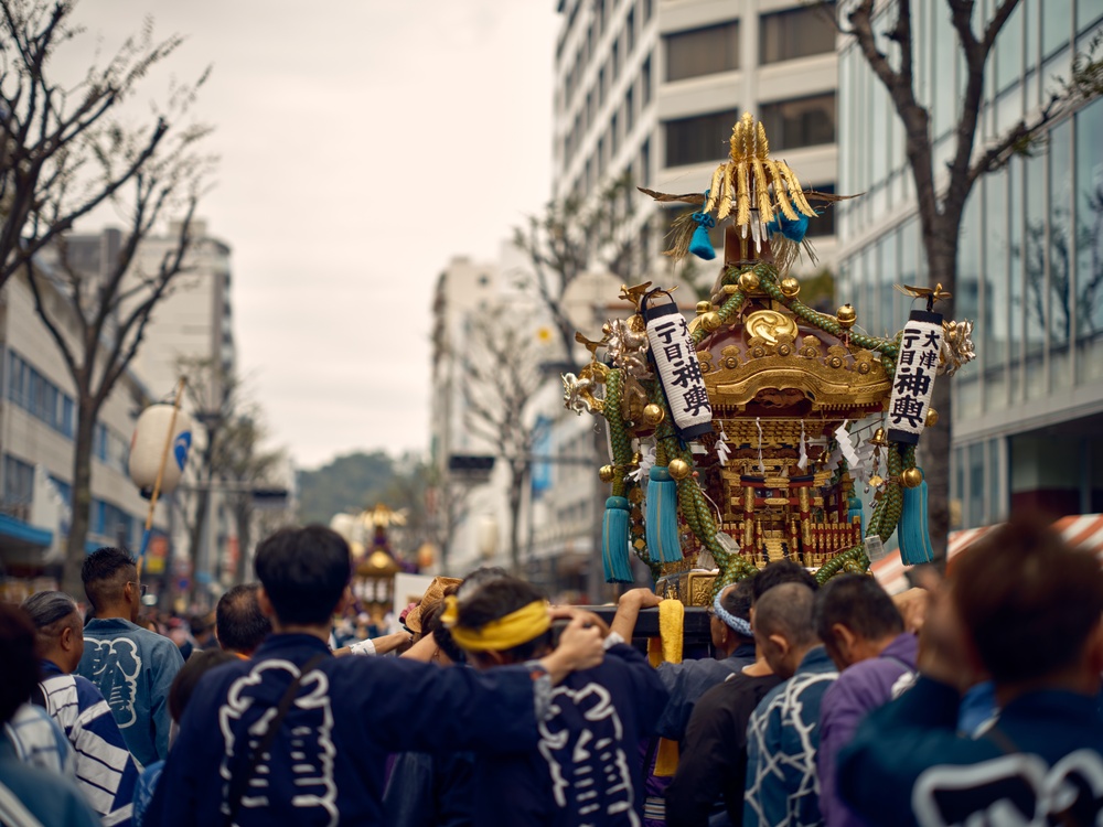 CFAY Participates in 45th Annual Yokosuka Mikoshi Parade