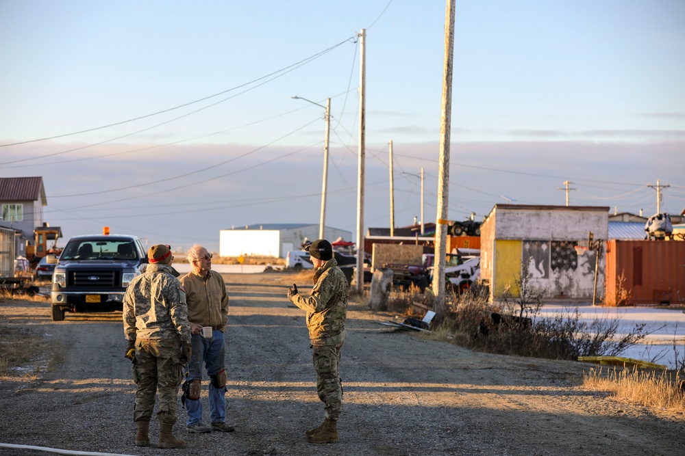 Alaska Organized Militia assists Kotzebue with storm response