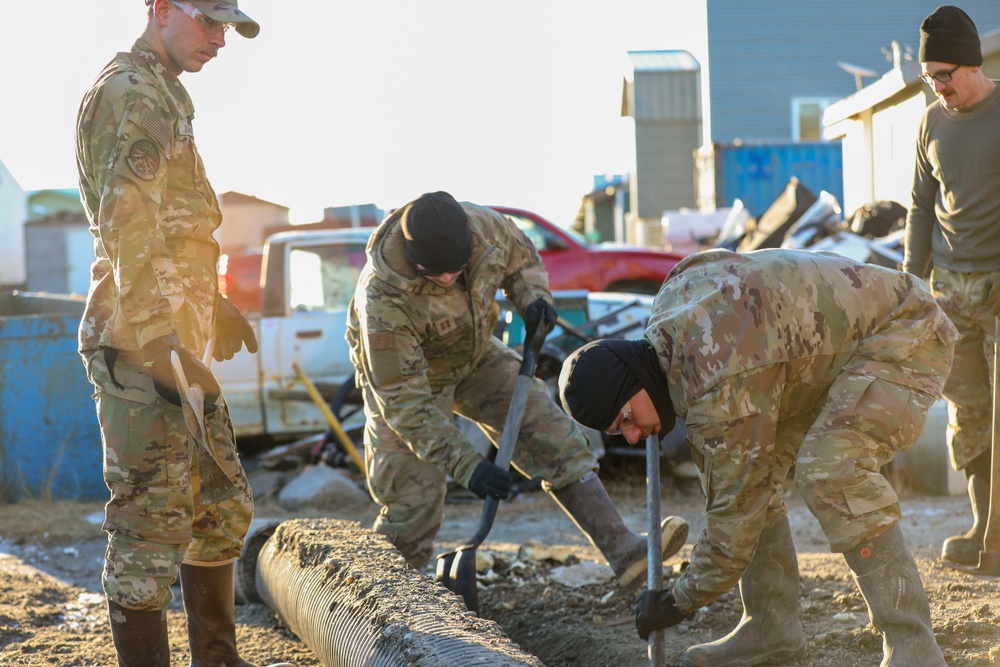 Alaska Organized Militia assists Kotzebue with storm response