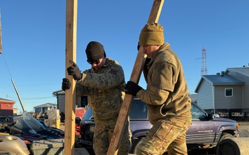 Alaska Organized Militia assists Kotzebue with storm response