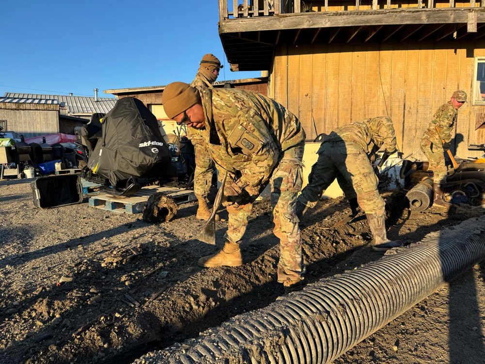 Alaska Organized Militia assists Kotzebue with storm response