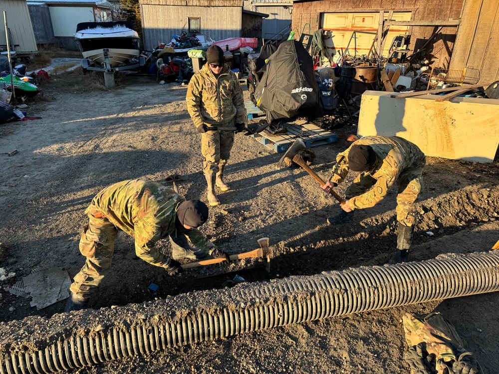 Alaska Organized Militia assists Kotzebue with storm response