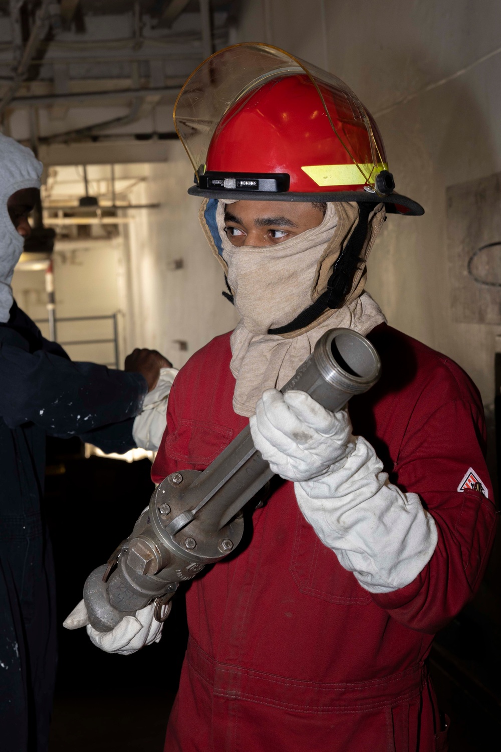 Wasp Sailors Participate in Damage Control Drill