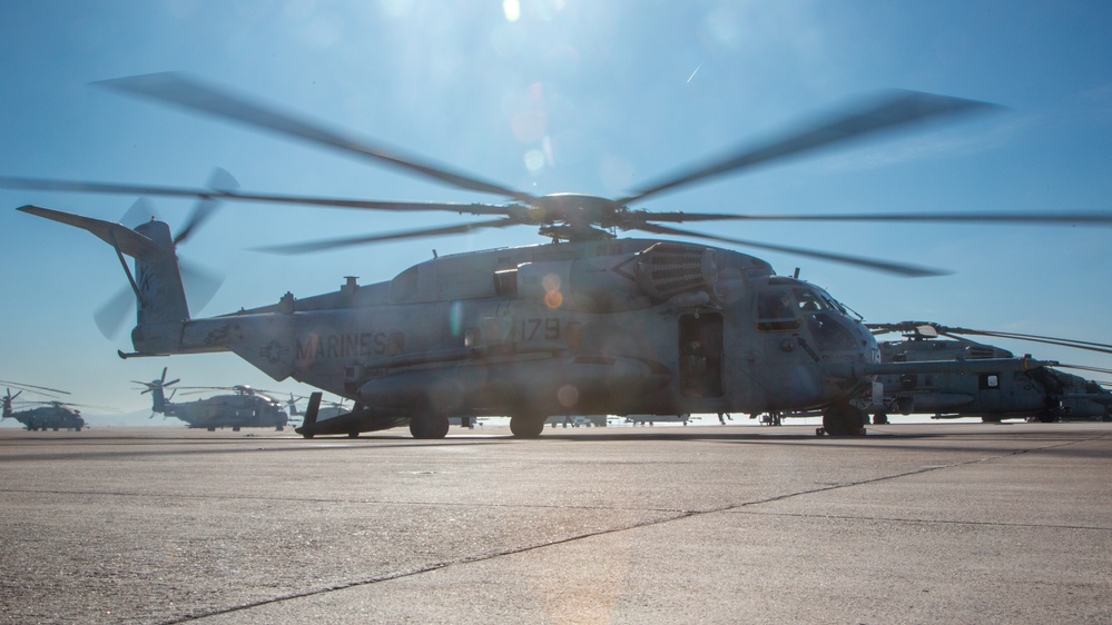 Marine Corps CH-53E delivers essential equipment to Japan’s JS Kaga