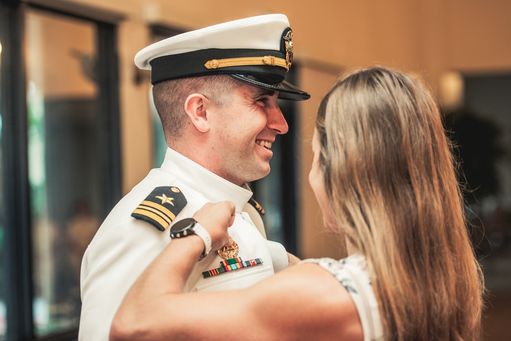 Navy Reserve Center Guam Holds Change of Command Ceremony