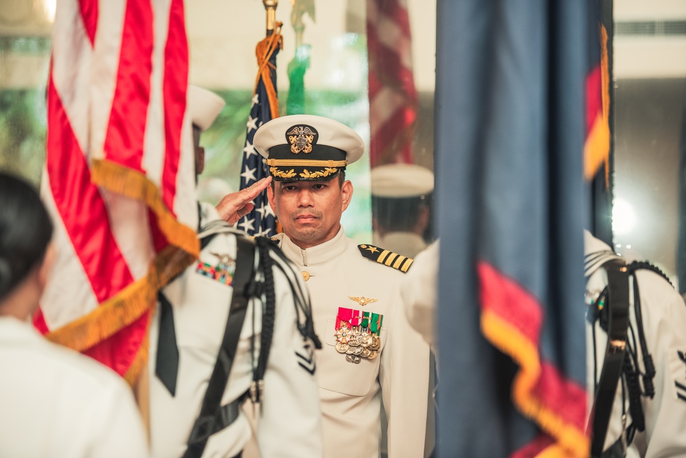 Navy Reserve Center Guam Holds Change of Command Ceremony