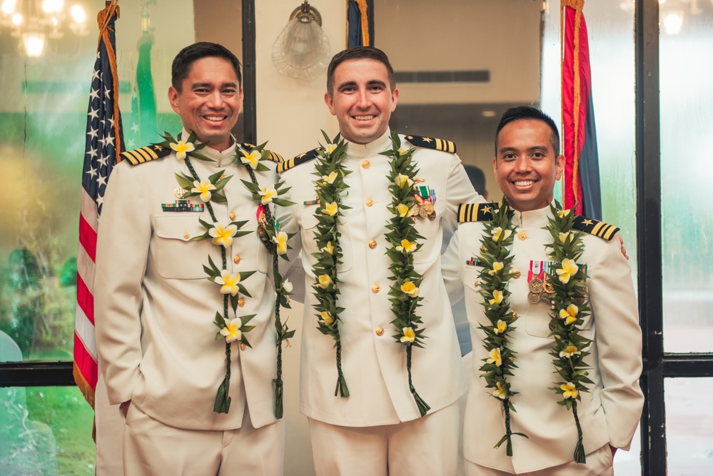 Navy Reserve Center Guam Holds Change of Command Ceremony