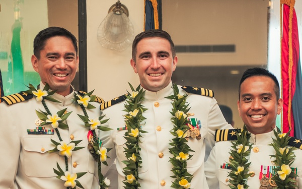 Navy Reserve Center Guam Holds Change of Command Ceremony