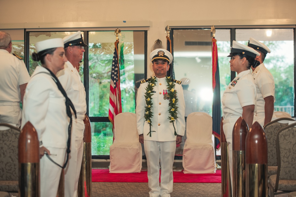 Navy Reserve Center Guam Holds Change of Command Ceremony