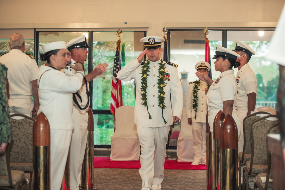 Navy Reserve Center Guam Holds Change of Command Ceremony