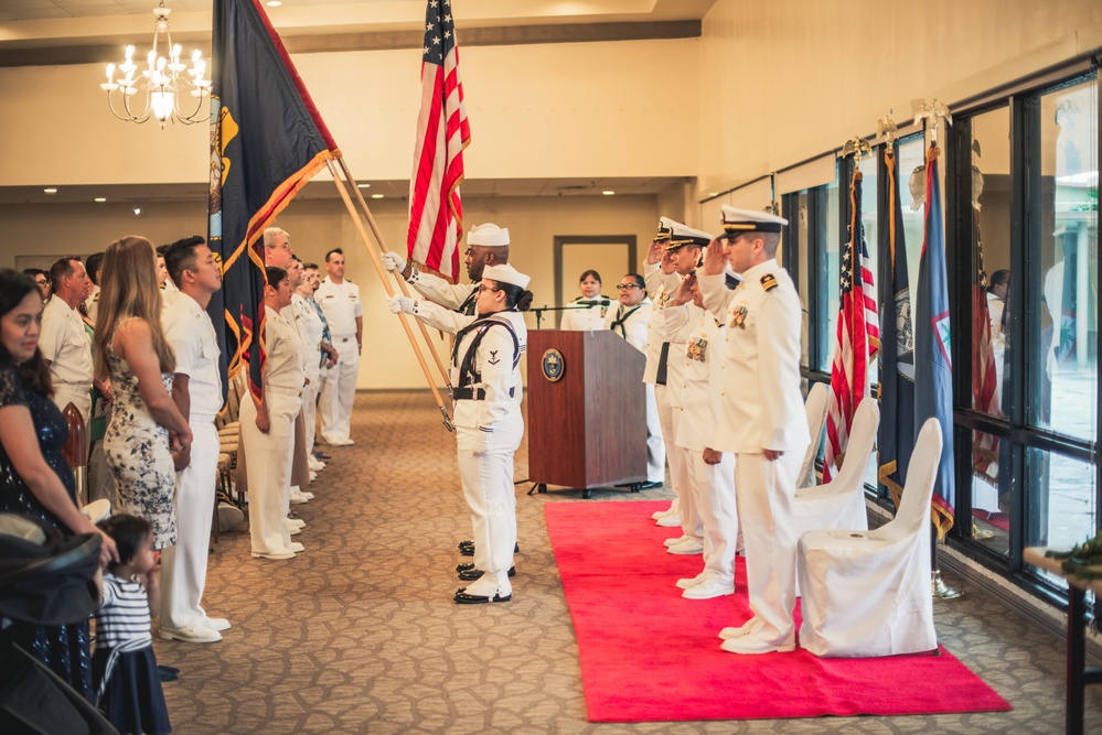 Navy Reserve Center Guam Holds Change of Command Ceremony