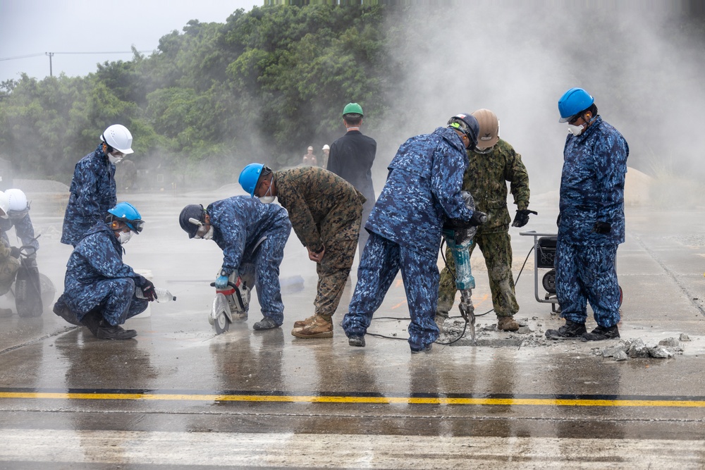 KS 25 | U.S., Japan Forces Conduct Airfield Damage Repair