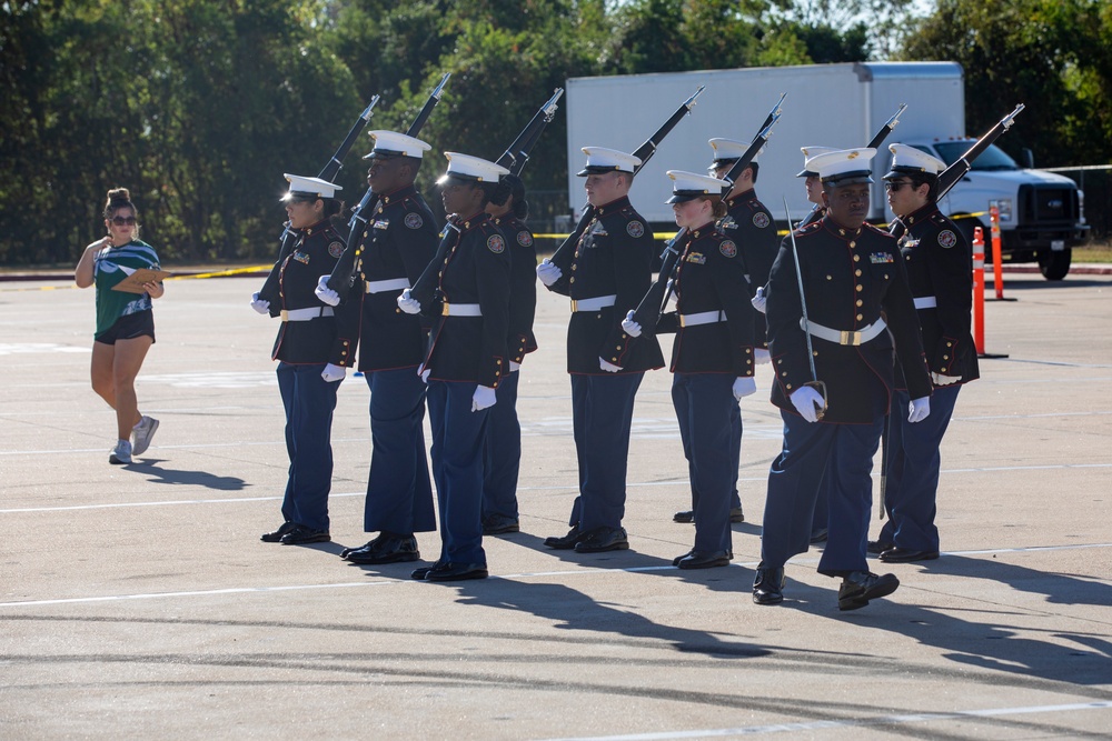 RS Houston attends Ridge Point HS drill meet