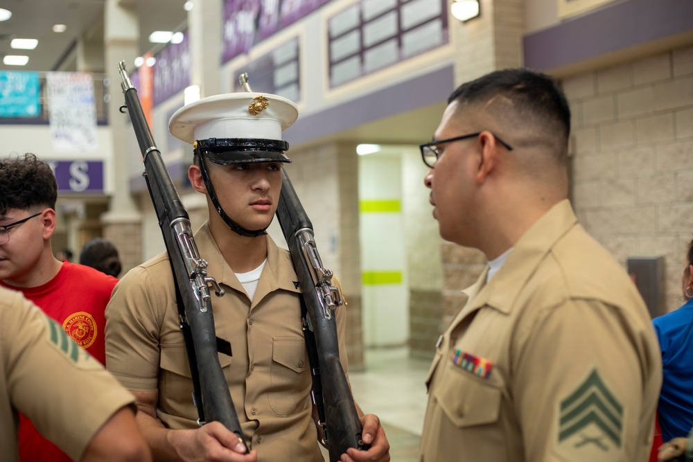 RS Houston attends Ridge Point HS drill meet