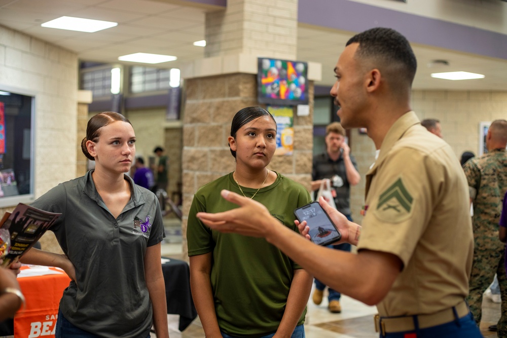 RS Houston attends Ridge Point HS drill meet