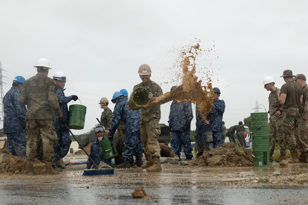 KS 25 | U.S., Japan Forces Conduct Airfield Damage Repair on Kadena Air Base