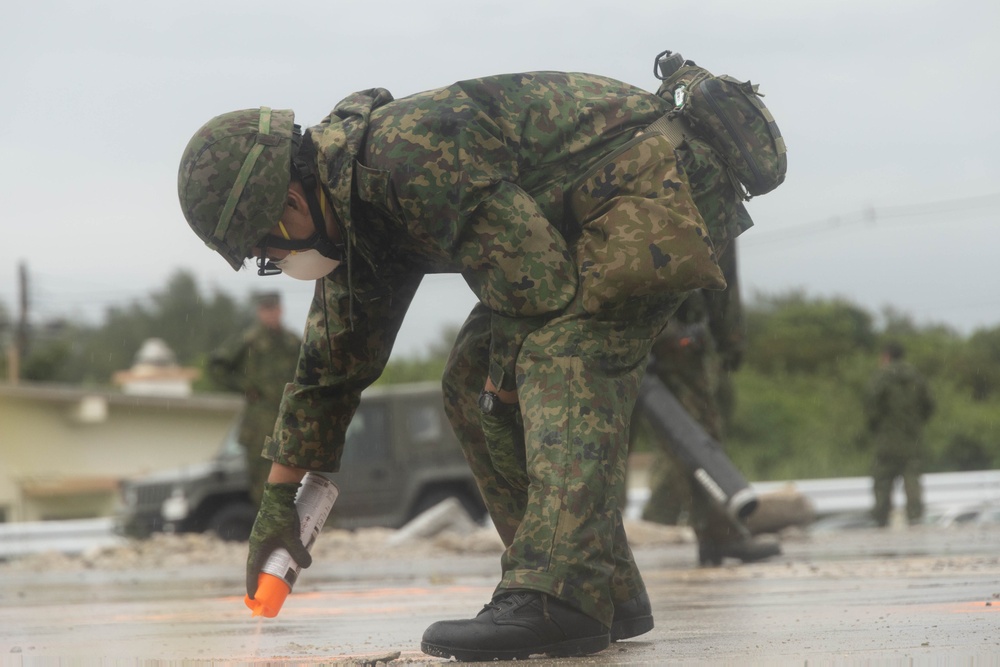 KS 25 | U.S., Japan Forces Conduct Airfield Damage Repair on Kadena Air Base