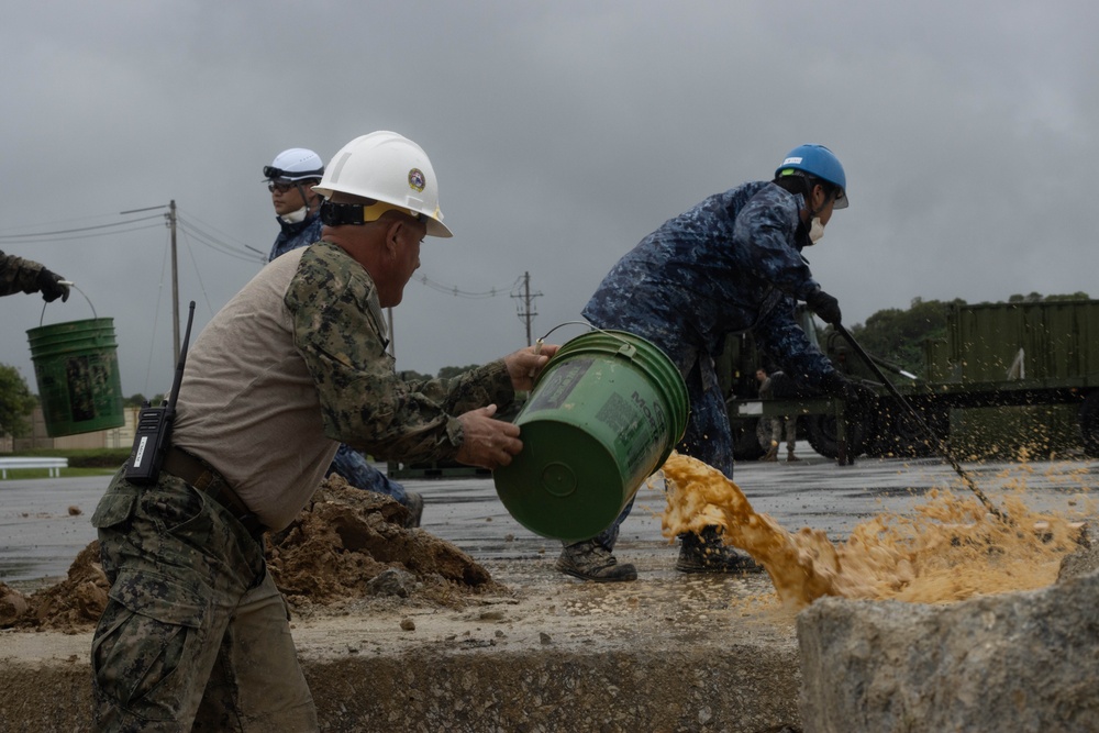 KS 25 | U.S., Japan Forces Conduct Airfield Damage Repair on Kadena Air Base