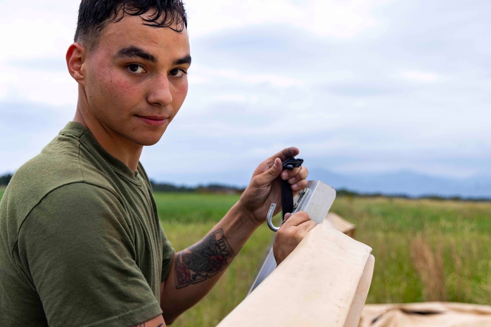 U.S. Marines, JASDF set up fueling operations