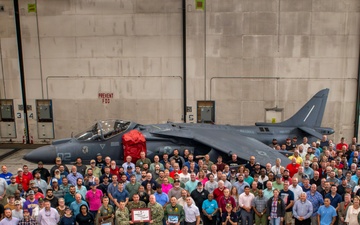 FRCE delivers final AV-8 Harrier to fleet