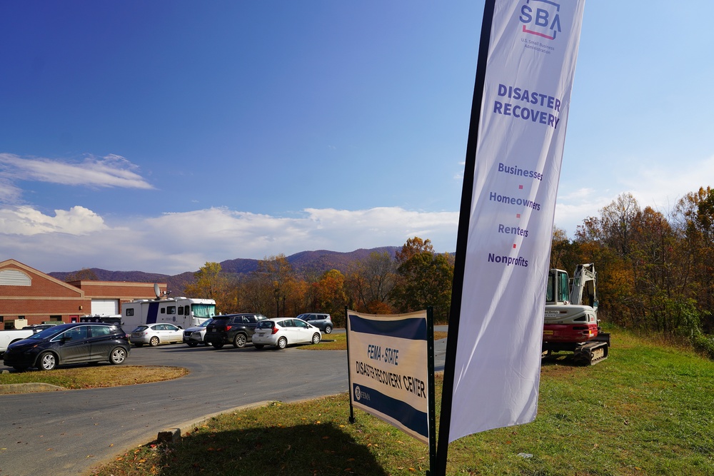 FEMA Mobile Disaster Recovery Center in Buncombe County