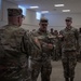 Florida Army National Guard Soldiers gather with loved ones for a farewell ceremony before departing for the Southwest Border.