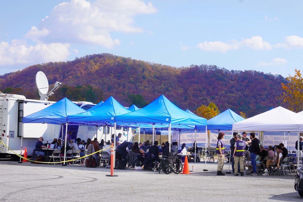 FEMA Mobile Disaster Recovery Center in Buncombe County