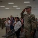 Florida Army National Guard Soldiers gather with loved ones for a farewell ceremony before departing for the Southwest Border.