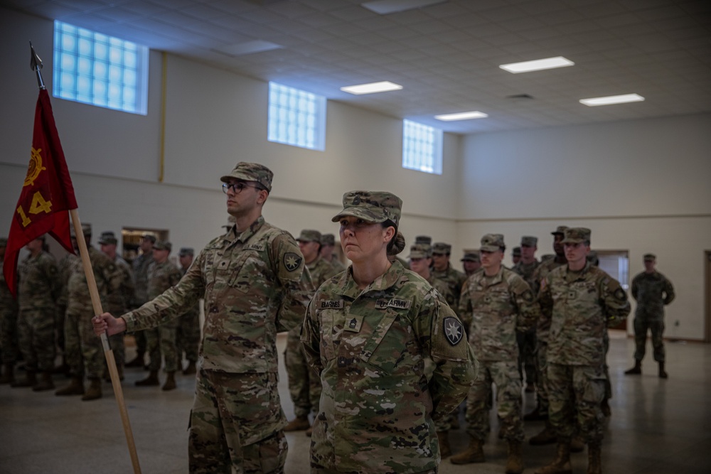 Florida Army National Guard Soldiers gather with loved ones for a farewell ceremony before departing for the Southwest Border.