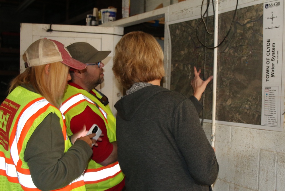 USACE Critical Public Facilities team assess government offices in Haywood County