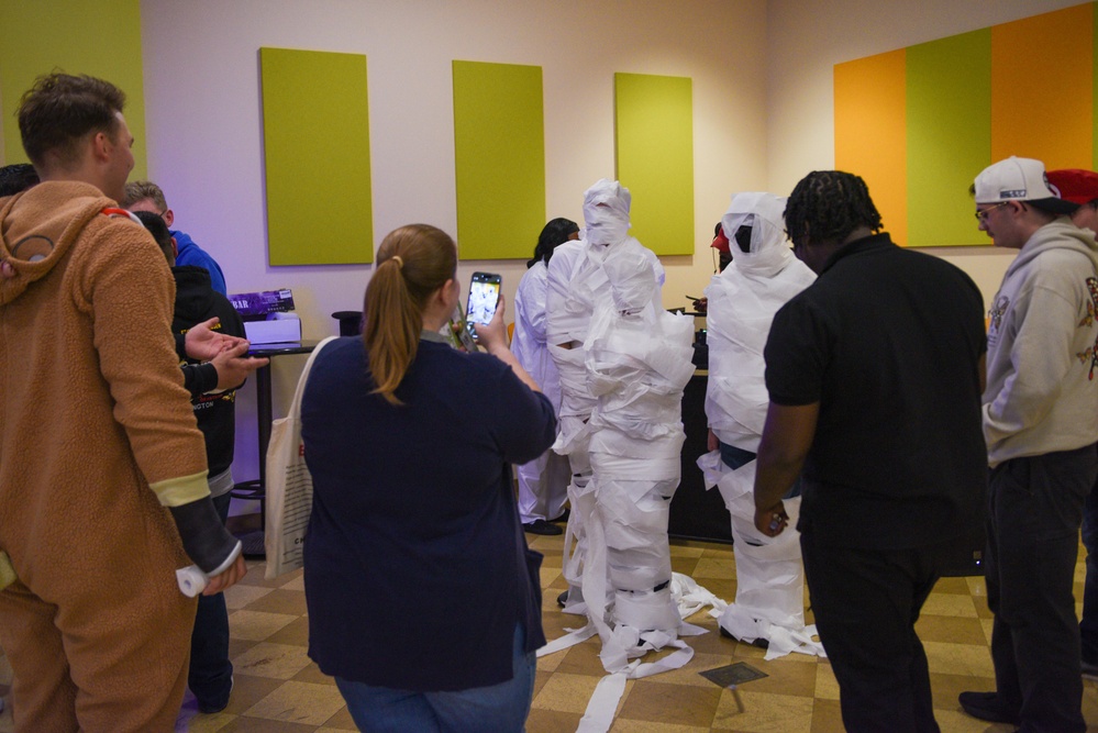 Accession-level Sailors participate in a Halloween Party