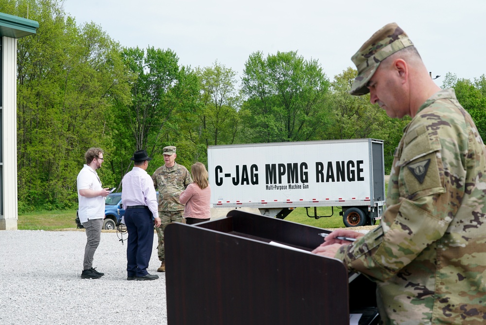 Ohio Army National Guard opens machine gun range at Camp James A. Garfield