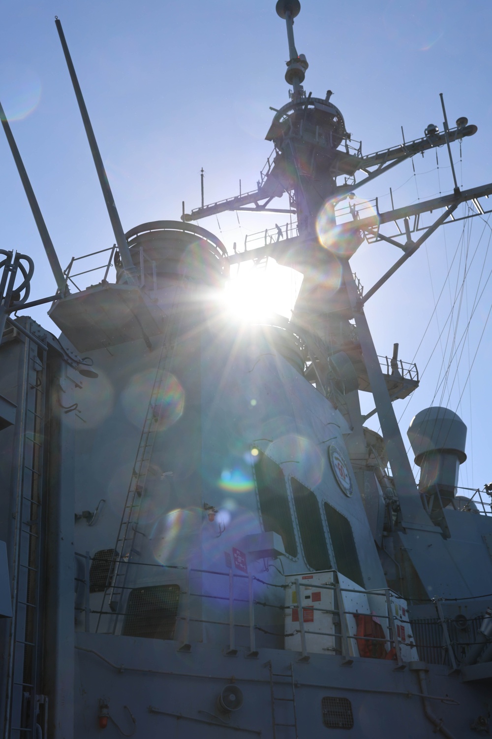 USS Arleigh Burke Patrols Mediterranean Sea