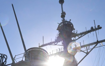 USS Arleigh Burke Patrols Mediterranean Sea