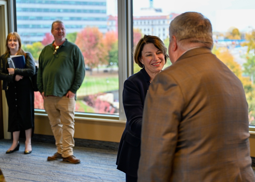 Senator Klobuchar awarded the Montgomery Medal