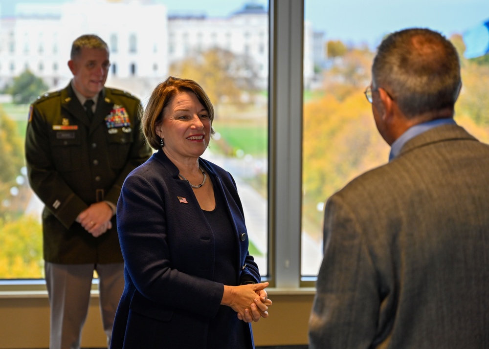 Senator Klobuchar awarded the Montgomery Medal