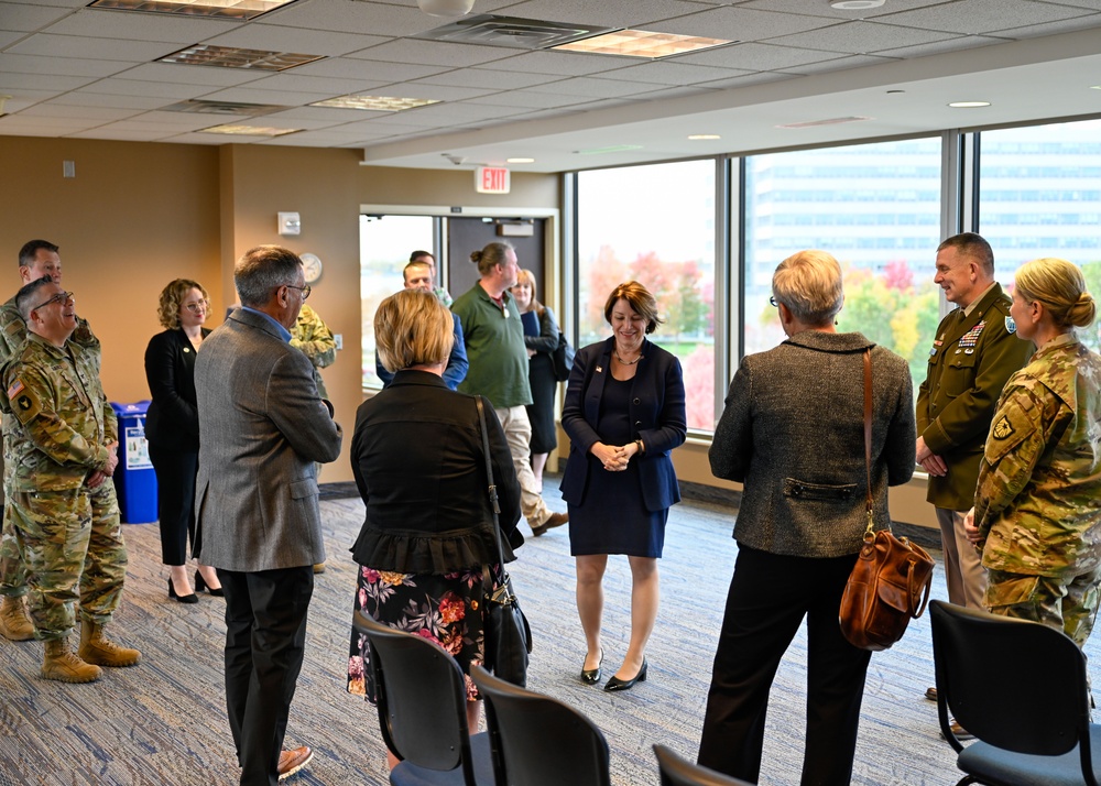 Senator Klobuchar awarded the Montgomery Medal