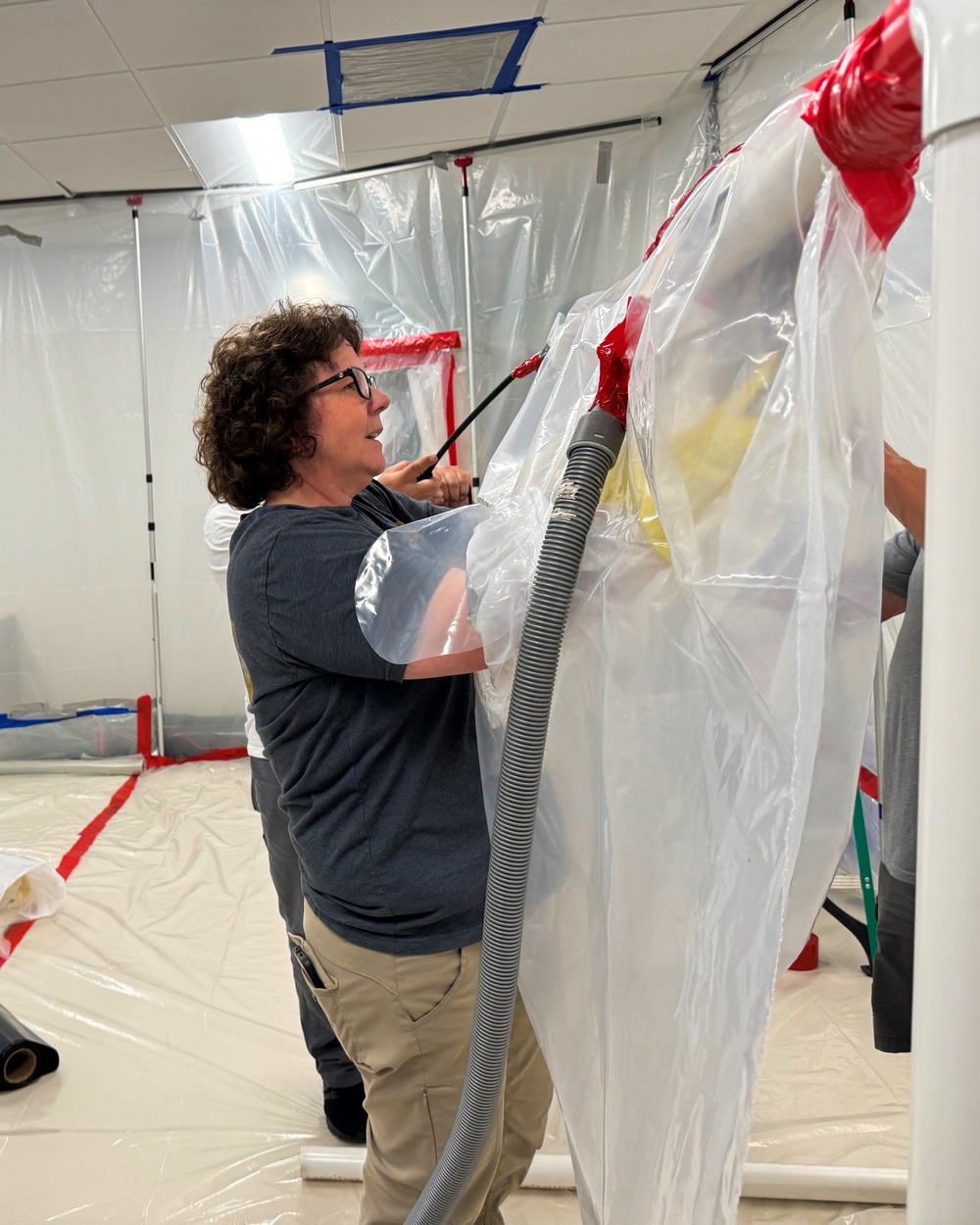 LEAD personnel complete asbestos abatement training