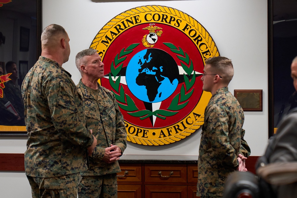 Marine Corps Commandant Visits Marines in Europe