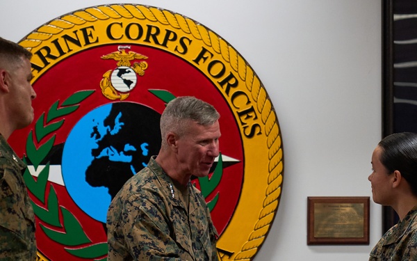 Marine Corps Commandant Visits Marines in Europe