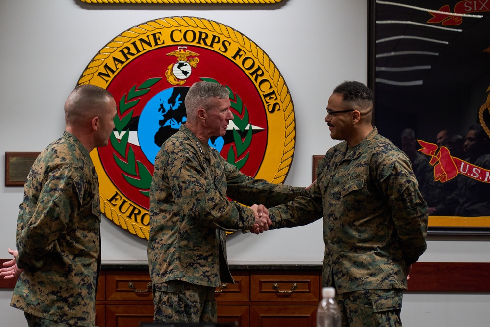 Marine Corps Commandant Visits Marines in Europe