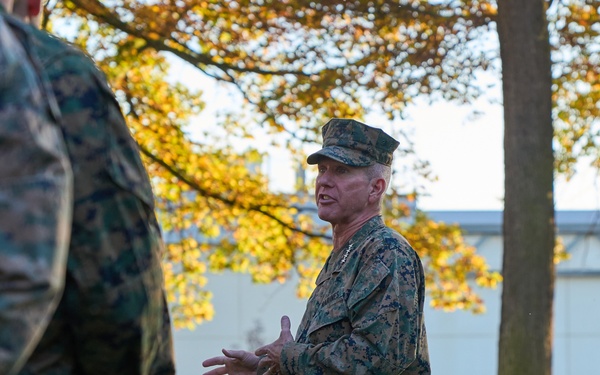 Marine Corps Commandant Visits Marines in Europe