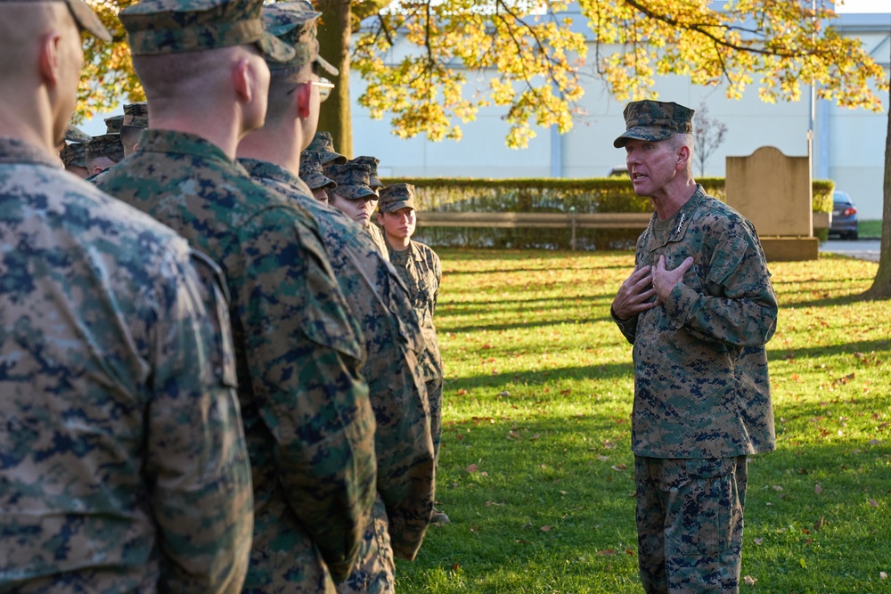 Marine Corps Commandant Visits Marines in Europe