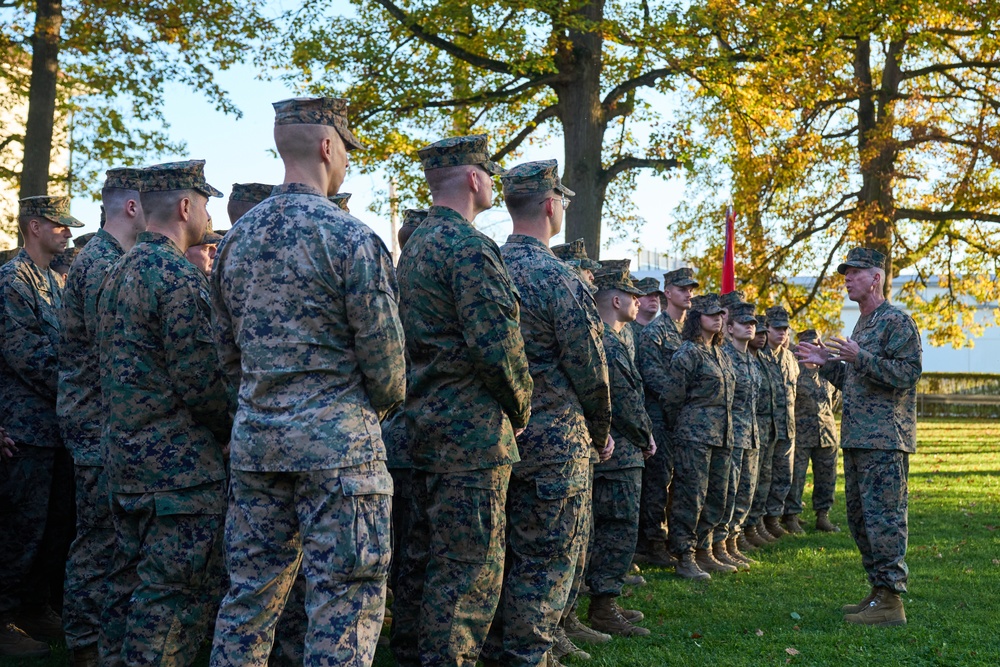 Marine Corps Commandant Visits Marines in Europe