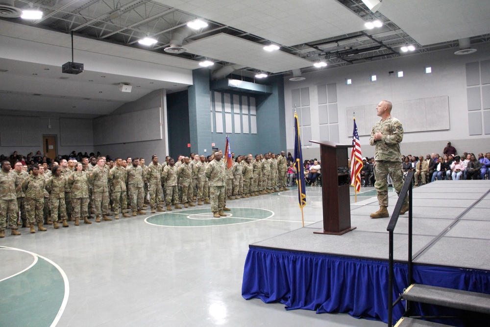 1055th Transportation Company Deployment Ceremony